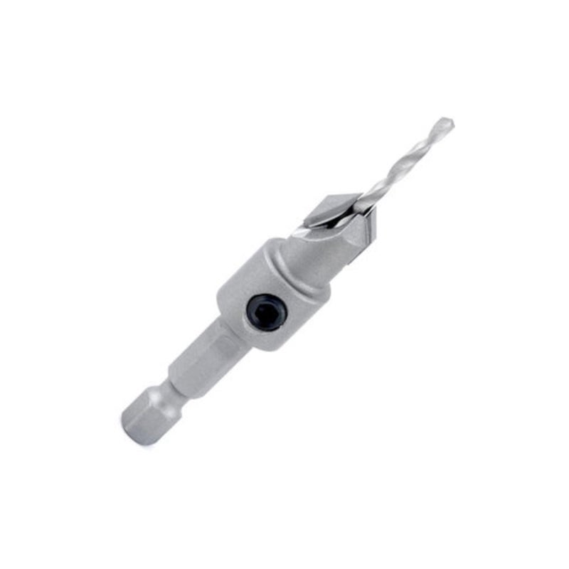 Amana Tool Carbide Tipped 82 Degree Countersink Drill Bit, 55262, 3/8 D x 49 Deg x 1/4 Quick Release Hex Shank for Wood Screw 6